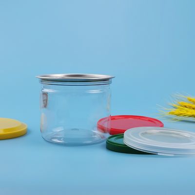 علب طعام بلاستيكية مفتوحة بالكامل خالية من مادة BPA 3.3 بوصة 340 مل