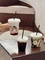 أكواب شاي فقاعة مخصصة 90 مم يمكن التخلص منها عصائر قهوة باردة شرب أكواب بلاستيكية للحيوانات الأليفة