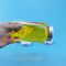 زجاجة عصير بلاستيكية شفافة PET يمكن التخلص منها 400 مل طباعة شعار مخصصة