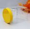 برطمانات طعام بلاستيك عسل دائري بفتحة واسعة 360 مل مع غطاء لولبي